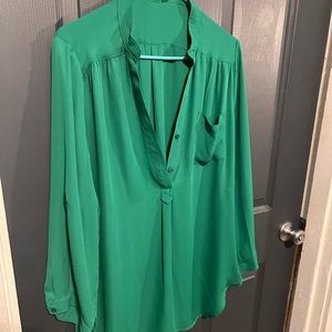 41 Hawthorne XL Green Blouse